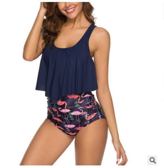 Ensemble tankini Berg-Feldt pour femme avec volants flottants