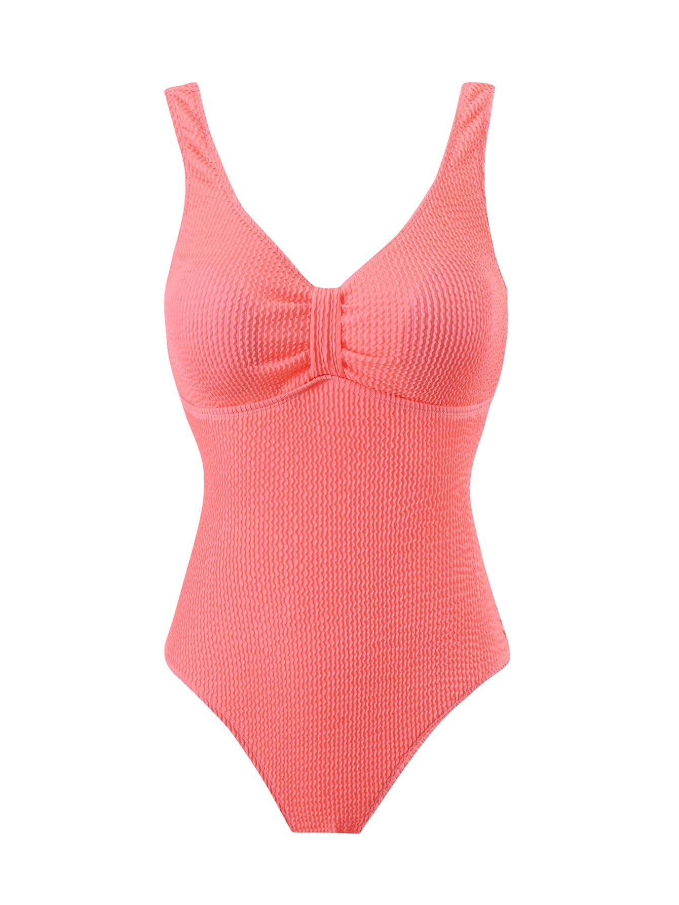 Maillot de bain femme Berg-Feldt, col en V et texturé