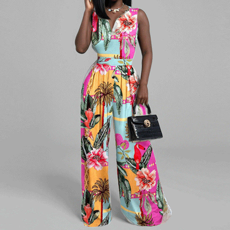 Eleganter Damen-Jumpsuit mit weitem Bein und geschlossenen Schultern von berg-feldt