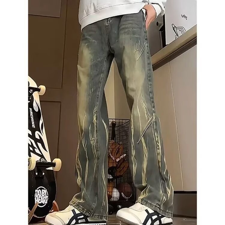 Herren lässige baggy Jeans im used Look Berg-Feldt