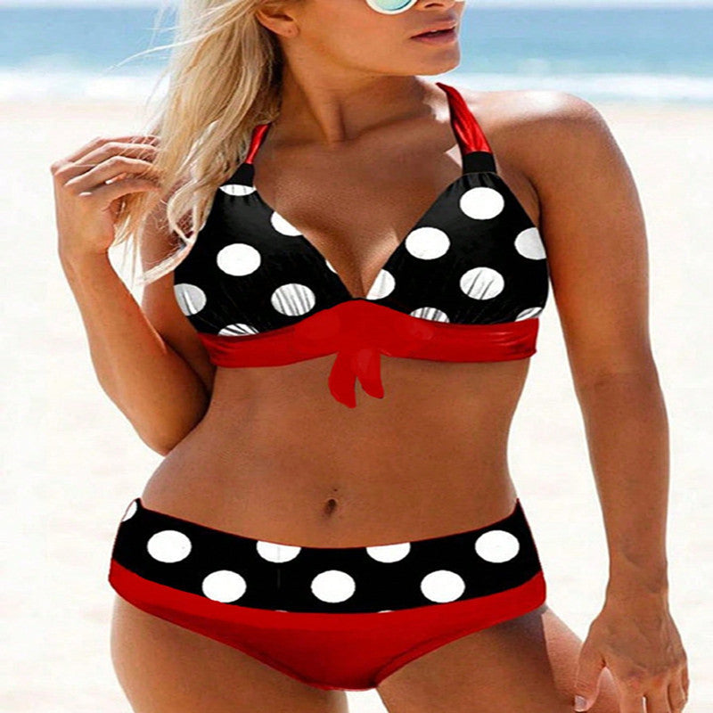 Bikiniset für Damen mit verstellbarem Dreieck-Oberteil und hoch geschnittener Hose von berg-feldt