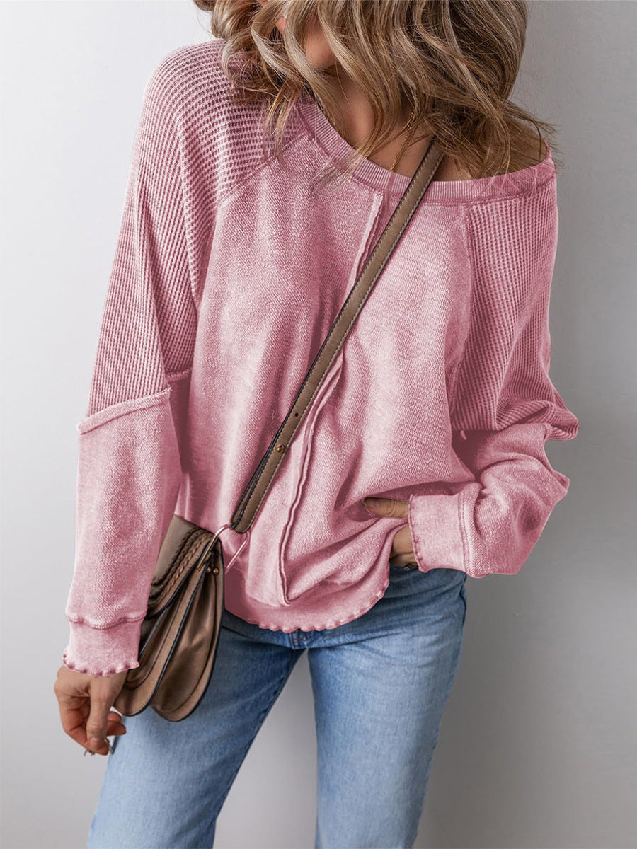 Damen Langarmshirt Casual mit Strukturdesign Berg-Feldt