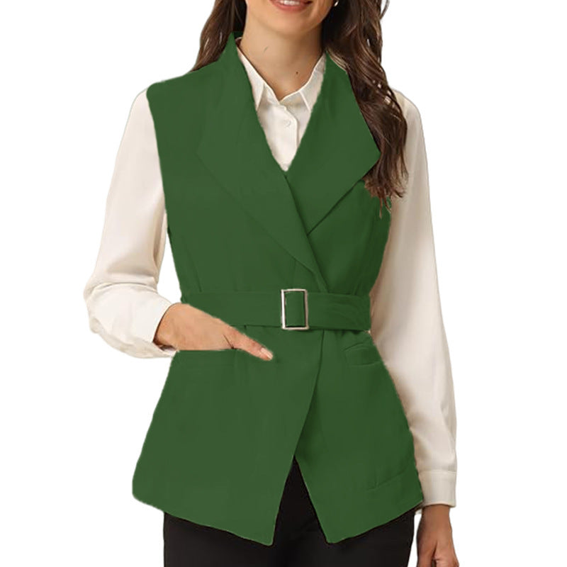 Blazer cintré tendance pour femme, avec grandes poches et ceinture Berg-Feldt