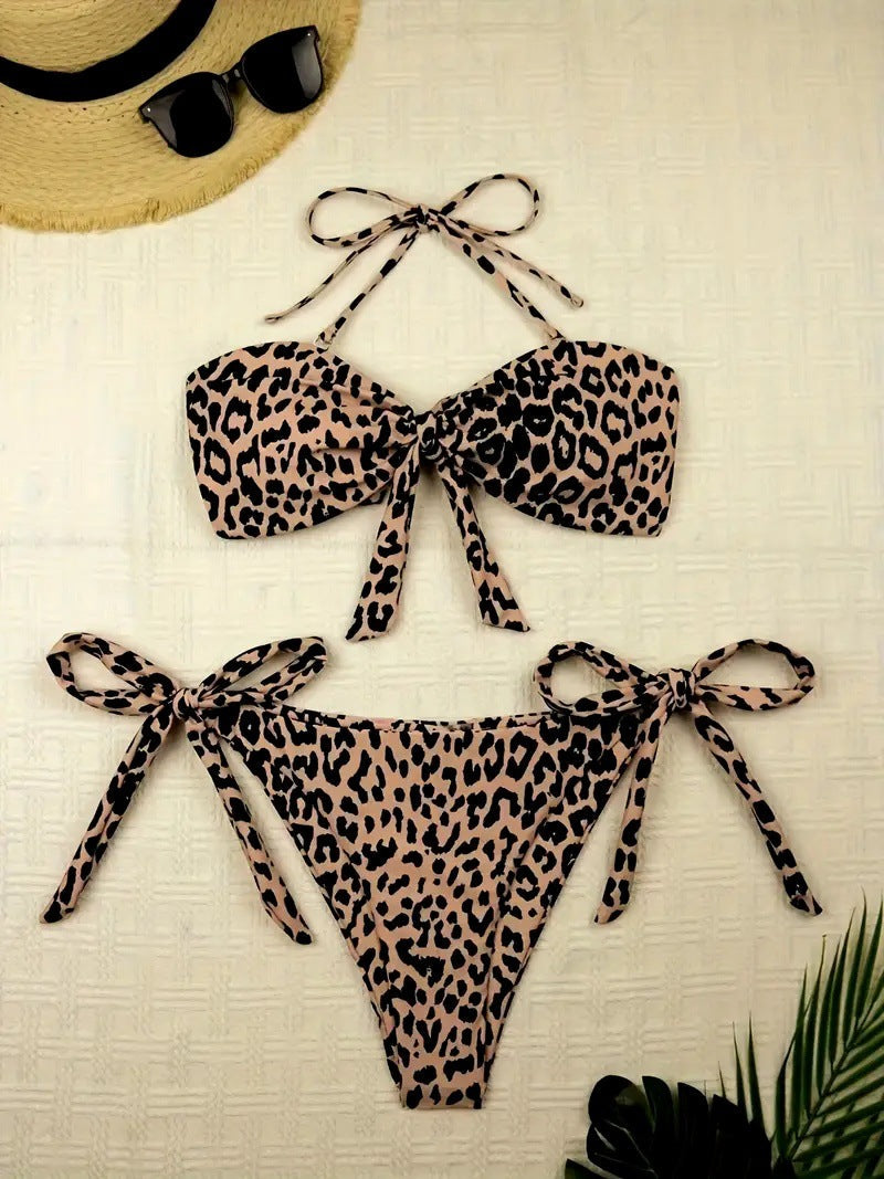 Women's Leopard Print Cutout Bikini Set berg-feldt