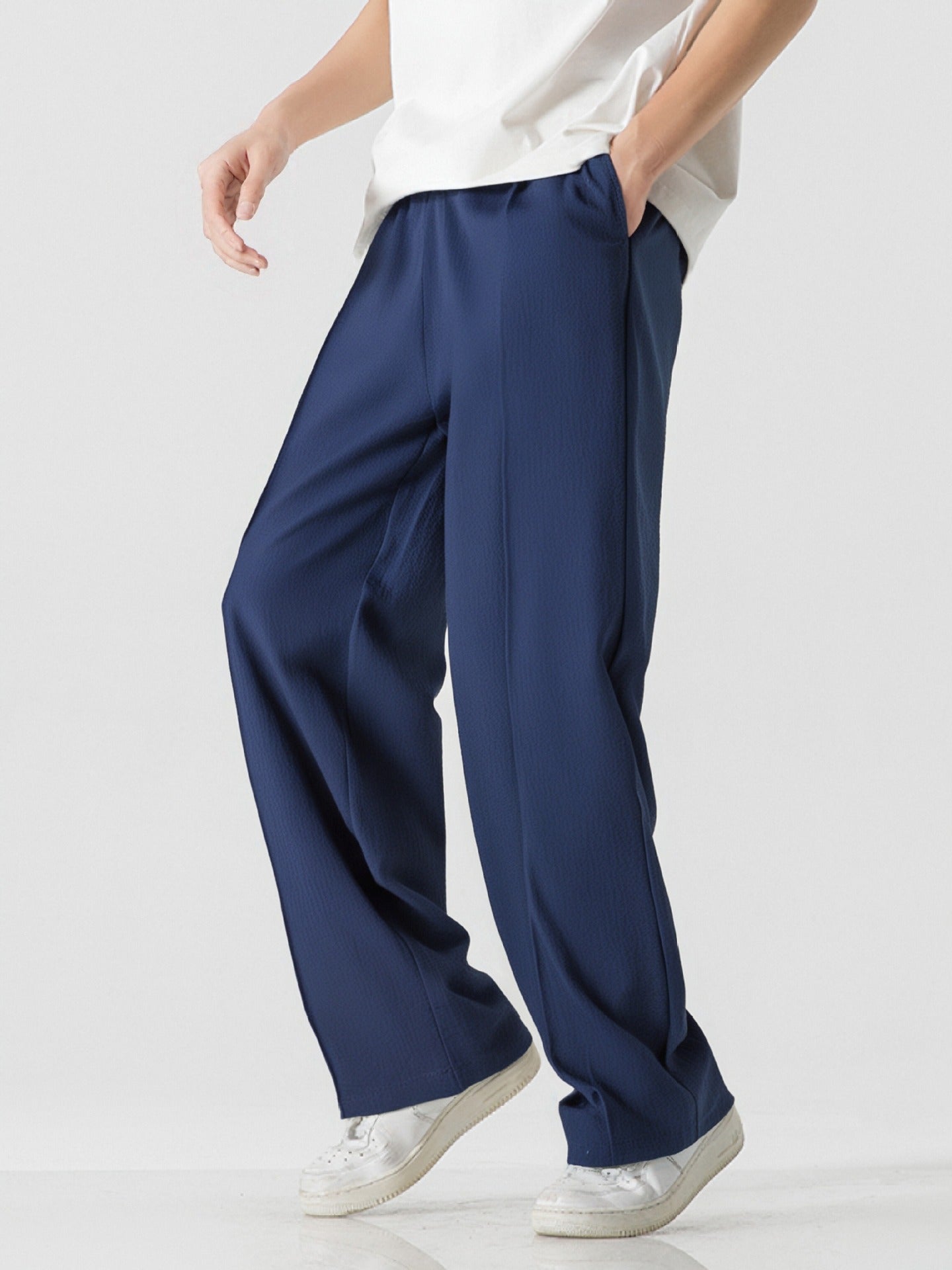 Pantalon décontracté large et élégant pour homme en tissu respirant Berg-Feldt