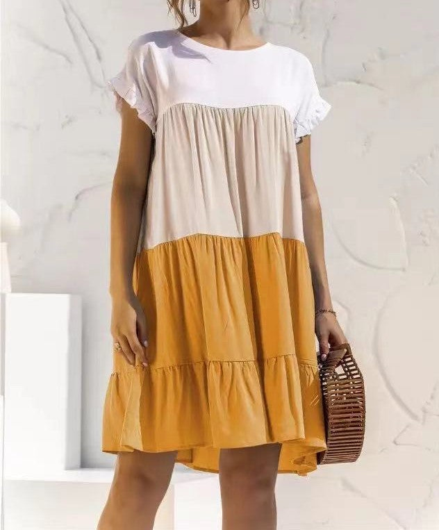 Robe d'été pour femmes : légère, décontractée, avec une jupe ample et des volants (berg-feldt)