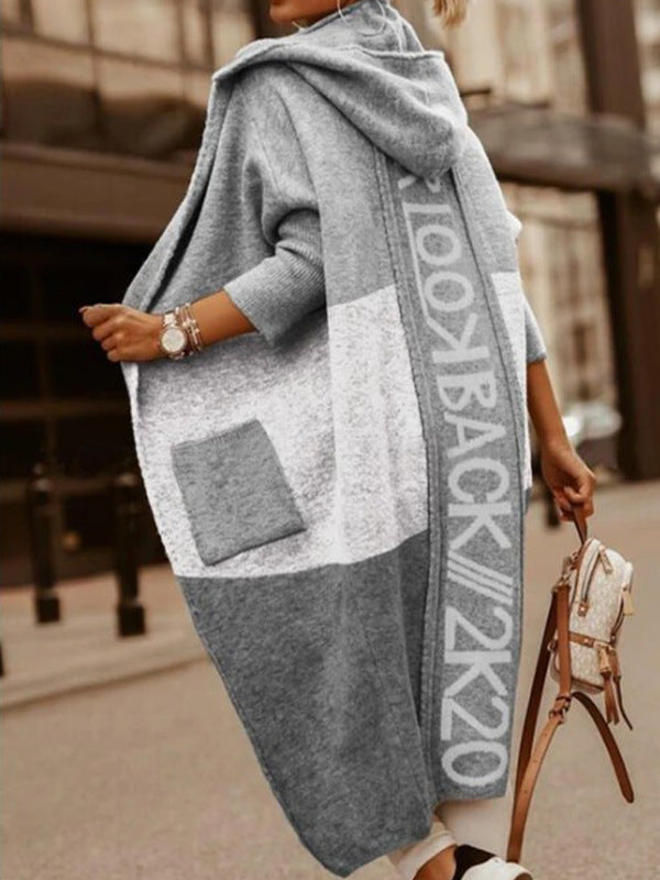 Damen Strickjacke à capuche décontractée Berg-Feldt
