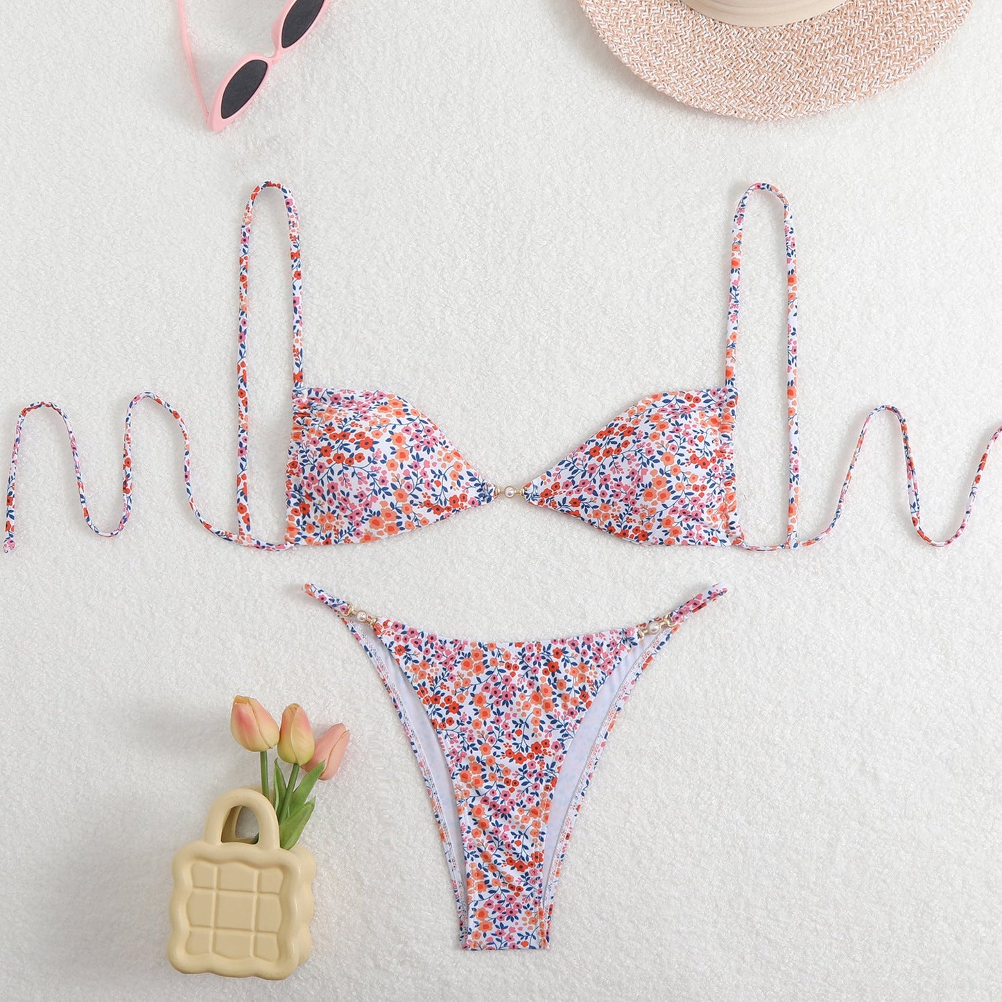 Ensemble de bikini triangle fleuri Berg-Feldt pour femme