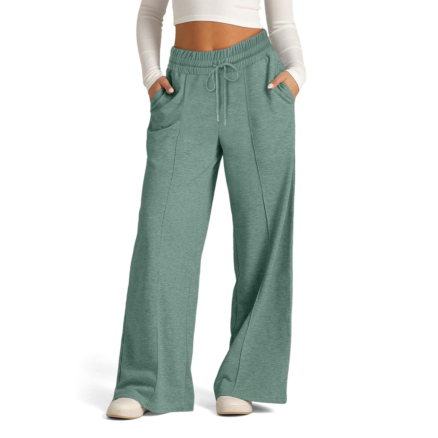 Komfortable Damenhose mit weitem Bein und Taschen von berg-feldt