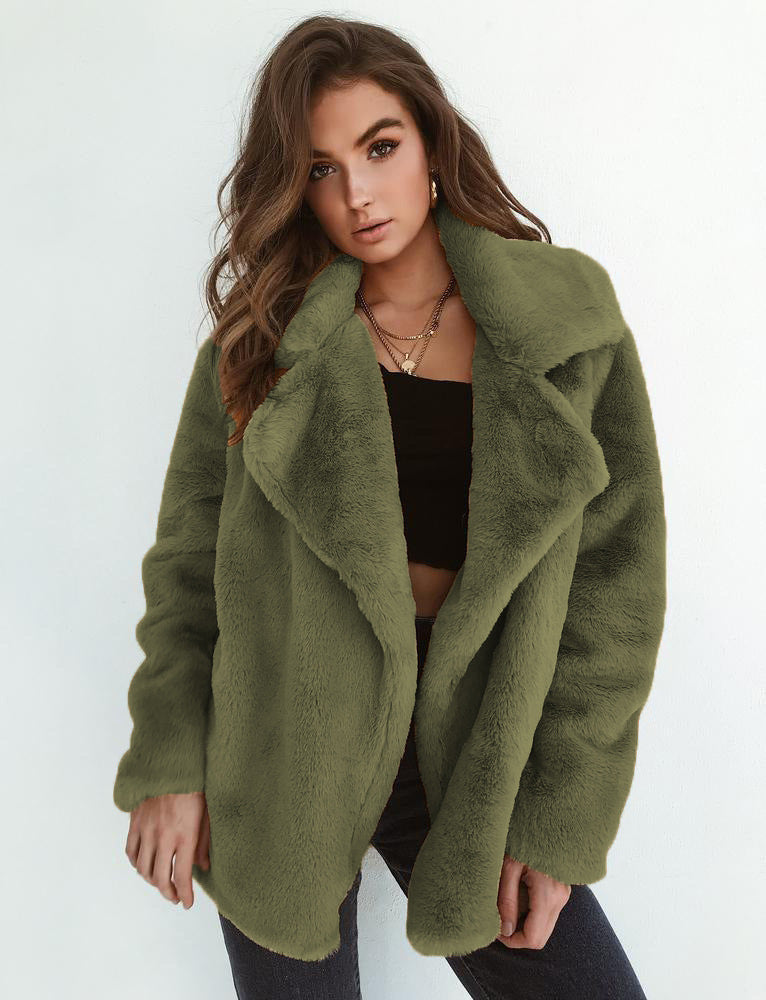 Veste douillette pour femme avec revers élégant Berg-Feldt