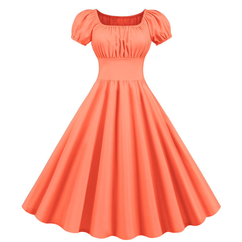 Robe trapèze femme avec manches bouffantes et taille cintrée Berg-Feldt