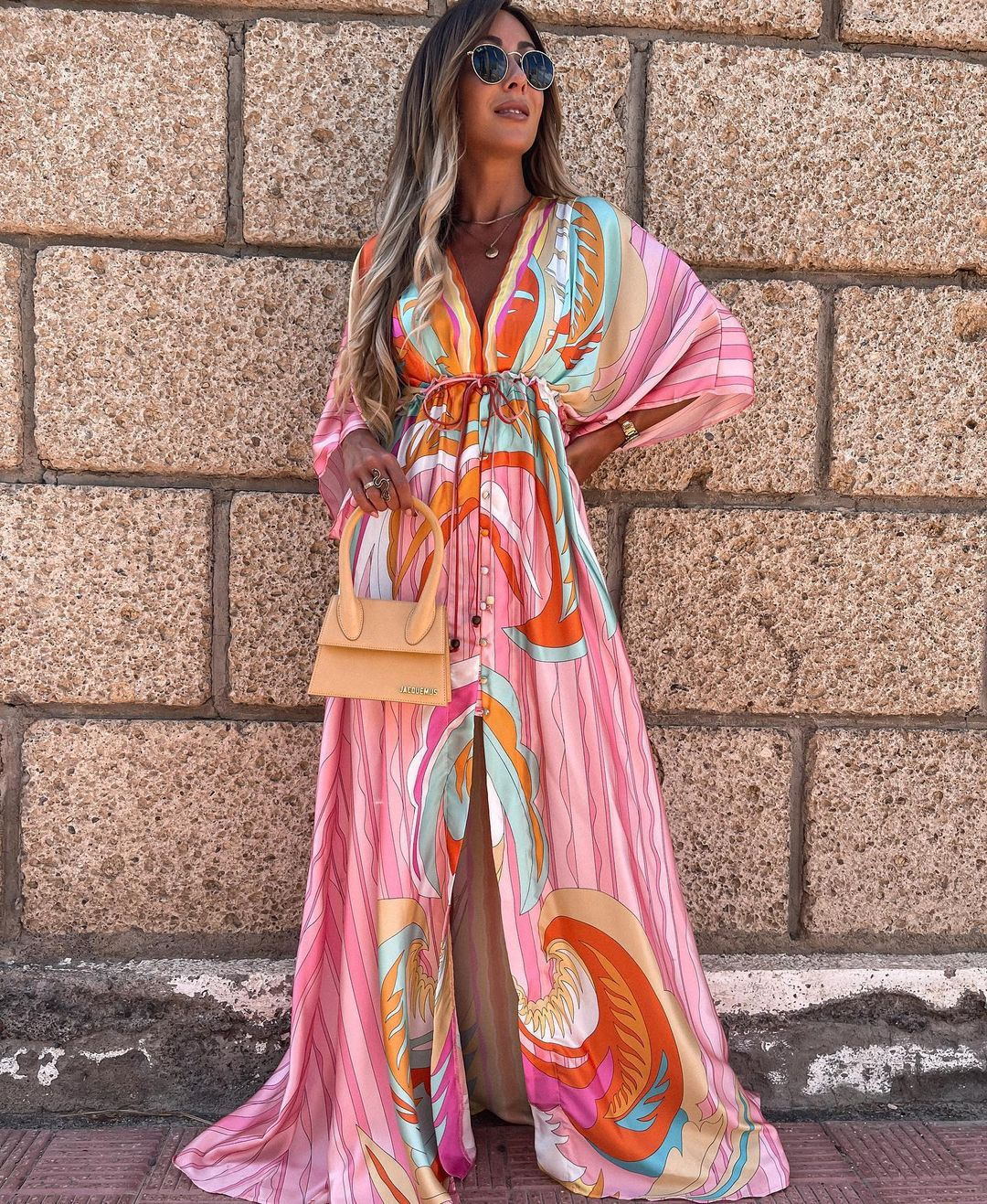 Maxi-robe décontractée pour femme avec imprimé graphique saisissant de berg-feldt