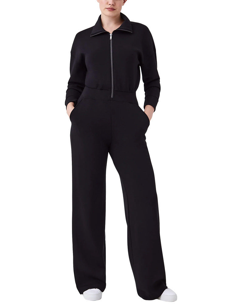 Combinaison de détente luxueuse pour femme avec col montant élégant et fermeture éclair pratique Berg-Feldt