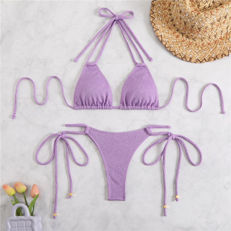 Ensemble de bikini pour femme avec hauts triangle, bretelles réglables et éléments élastiques de berg-feldt