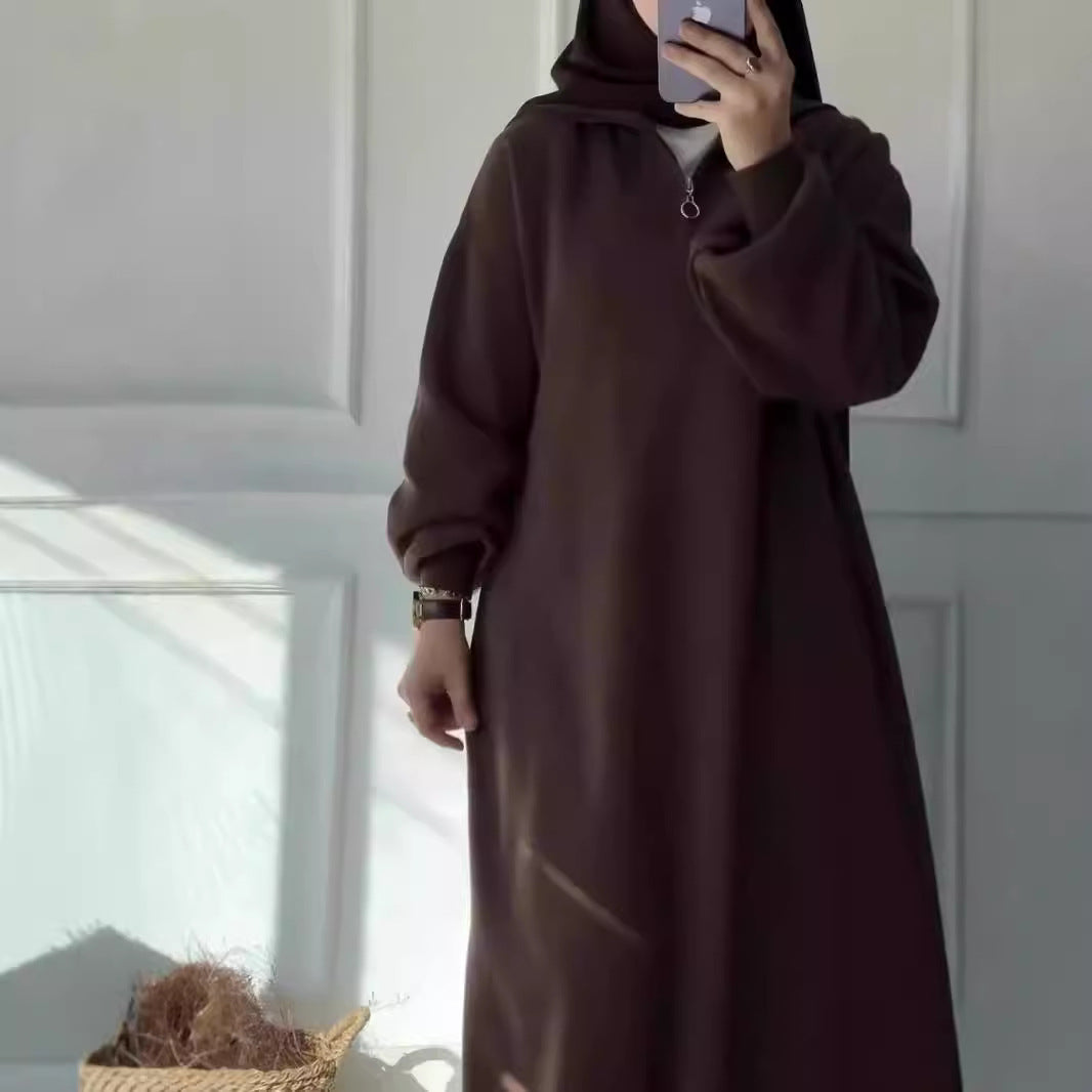 Robe sweat longue Berg-feldt pour femme, pull oversize