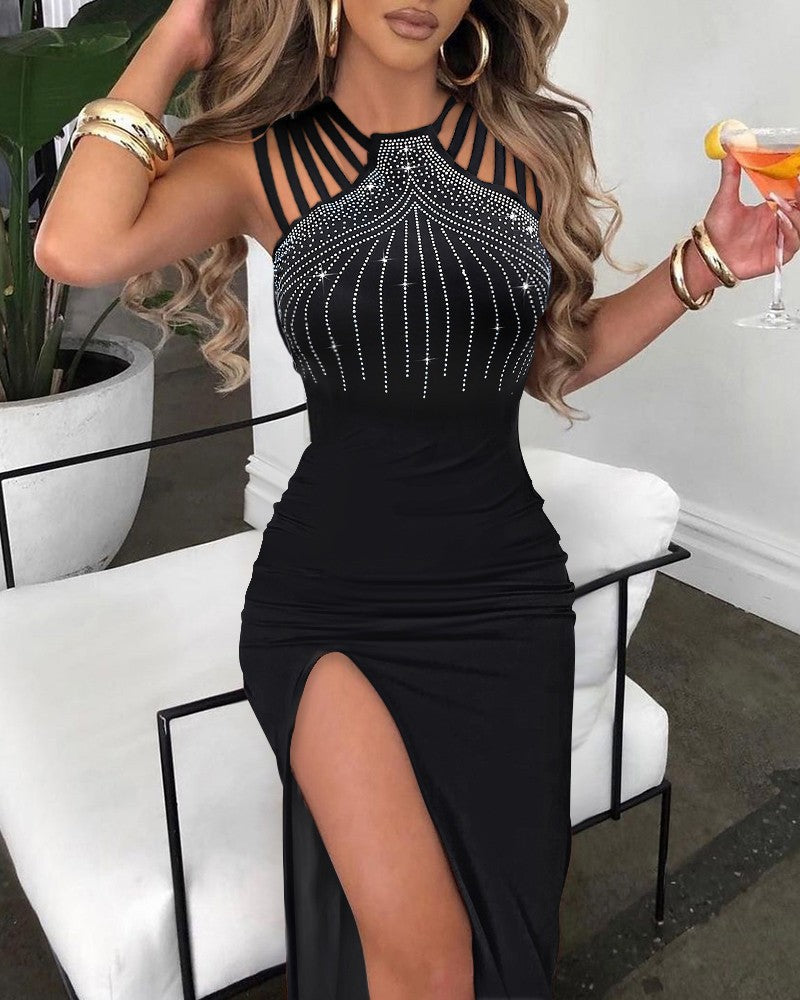 Robe de soirée élégante pour femmes avec détails en strass Berg-Feldt