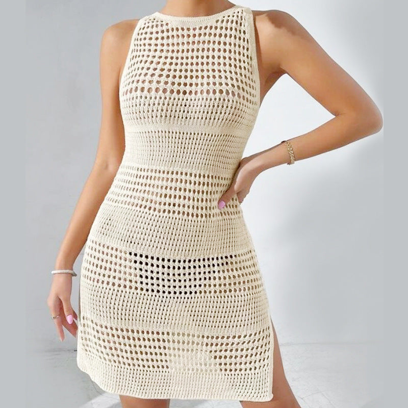 Poncho tricoté et crocheté pour femme Berg-Feldt