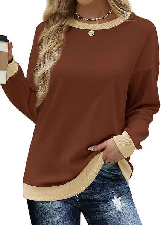 Dames sweatshirt confortable avec manches raglan et col décoratif Berg-Feldt