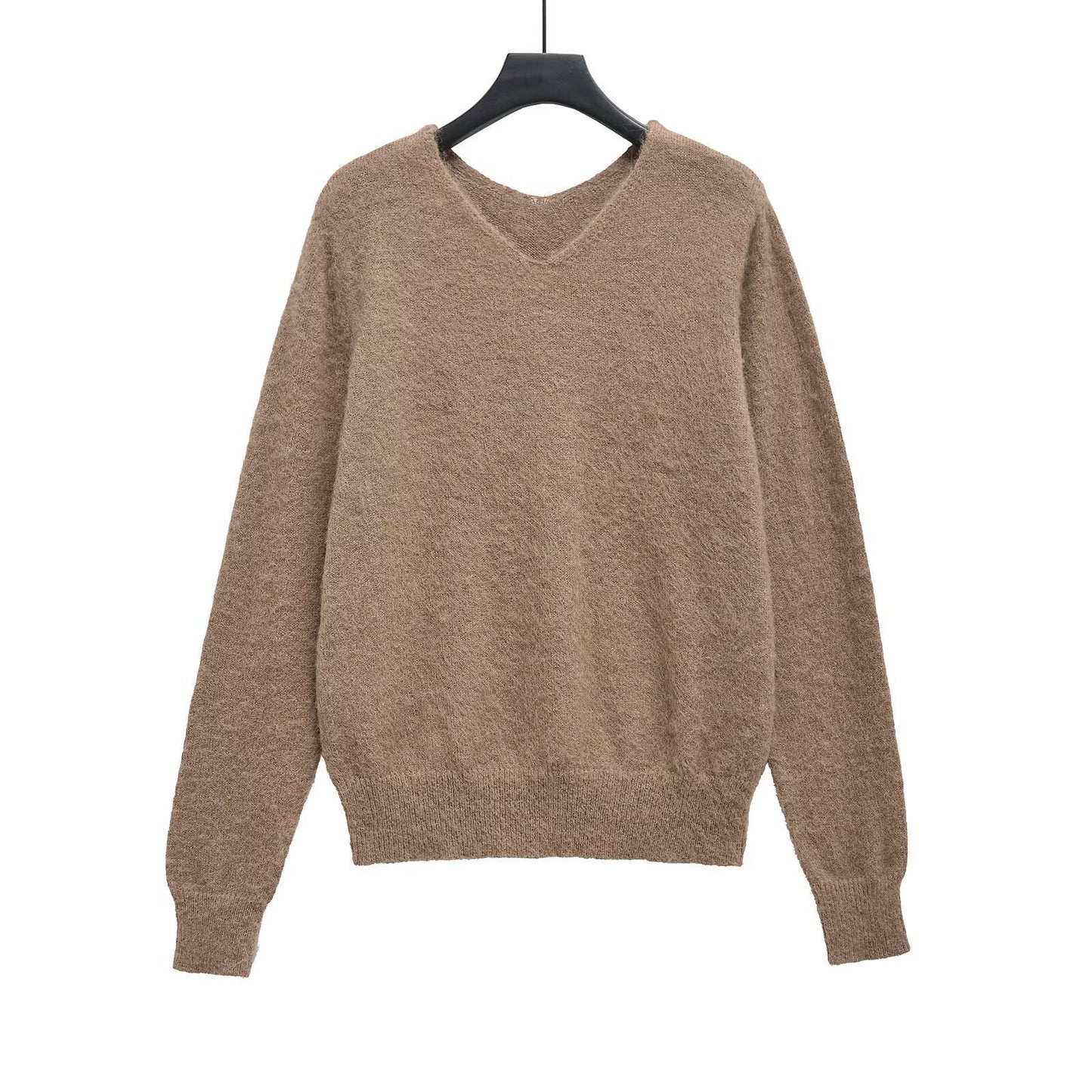 Pull douillet à col en V Berg-feldt pour femme