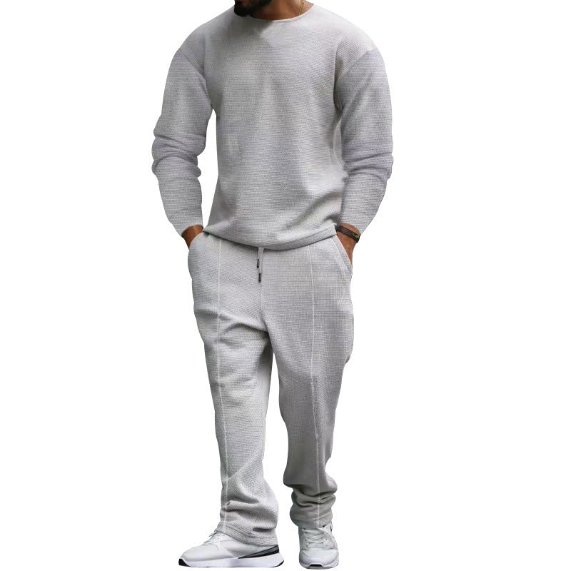 Herren lässiges Sweatshirt und Jogginghose Set mit strukturiertem Stoff Berg-Feldt