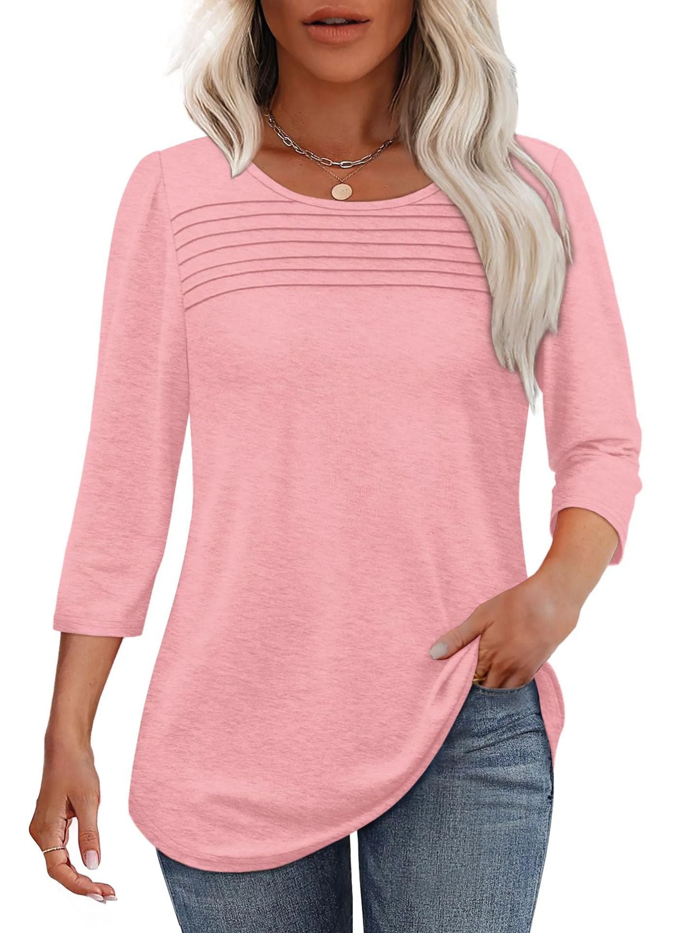 Langarmshirt für Damen mit dekorativen Pins von berg-feldt