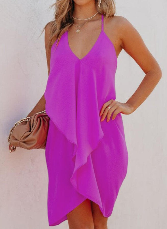 Robe femme Berg-feldt à ourlet asymétrique