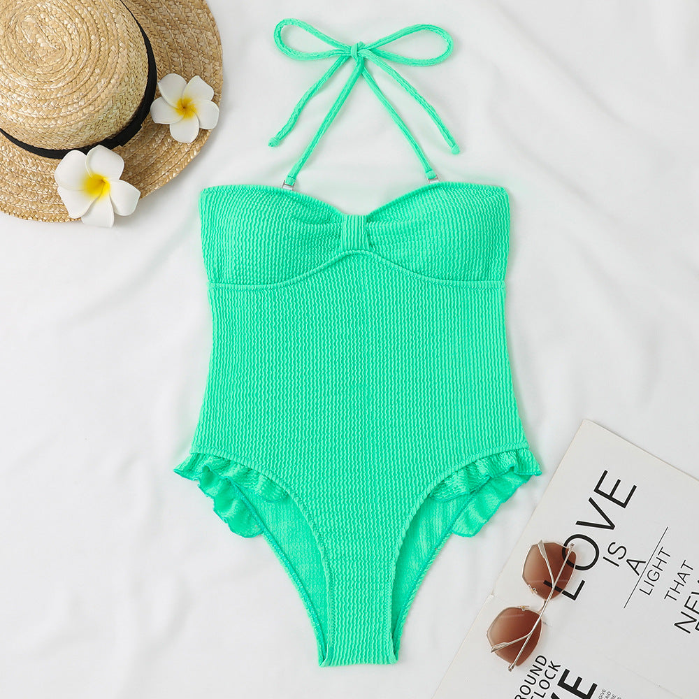 Maillot de bain pour femme Berg-Feldt avec volants et traîne