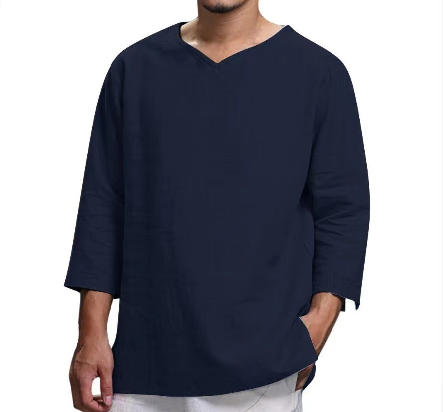 Herren lässiges Langarmshirt aus hochwertiger Baumwolle Berg-Feldt