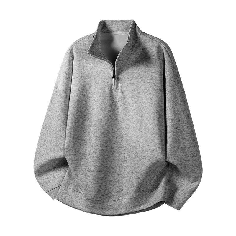Damen Oversized Fleecepullover mit halb offenem Kragen Berg-Feldt