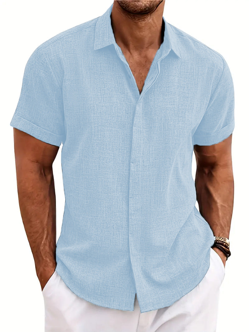 Heidi Mode | Chemise à manches courtes en lin