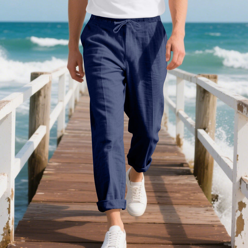Pantalon de plage confortable pour homme avec taille élastique et cordon de serrage réglable Berg-Feldt