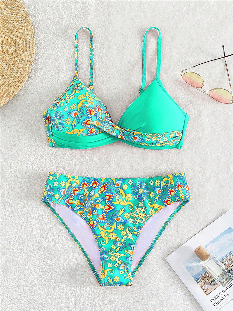 Haut et bas de bikini coloré pour femme de berg-feldt