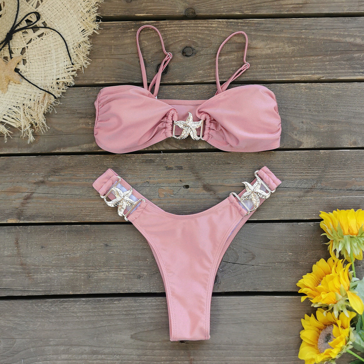 Ensemble bikini femme berg-feldt avec détails brillants et bretelles réglables
