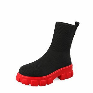 Bottes montantes tendance pour femme avec plateau robuste Berg-Feldt