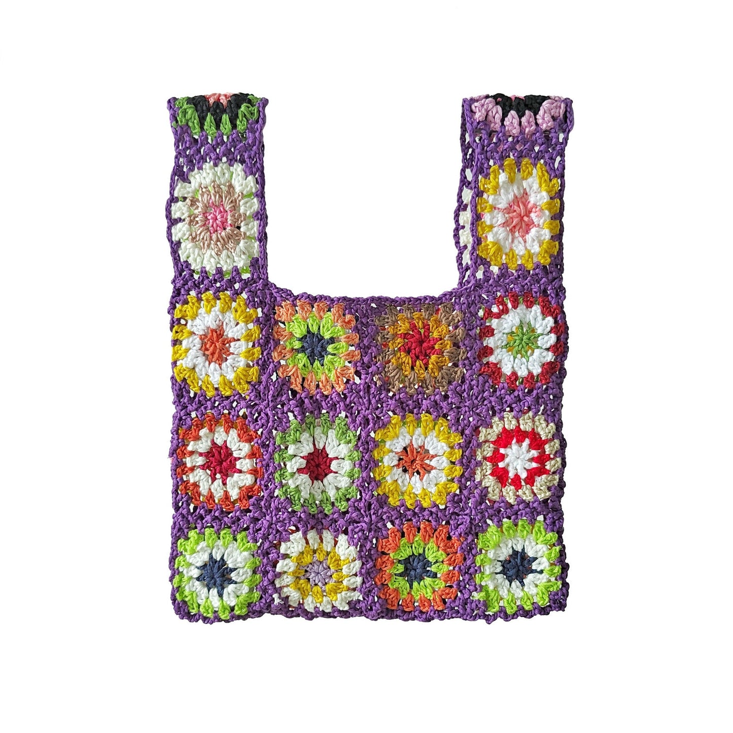 Woman's Crochet Cross-Stripe Bag berg-feldt 1750742978