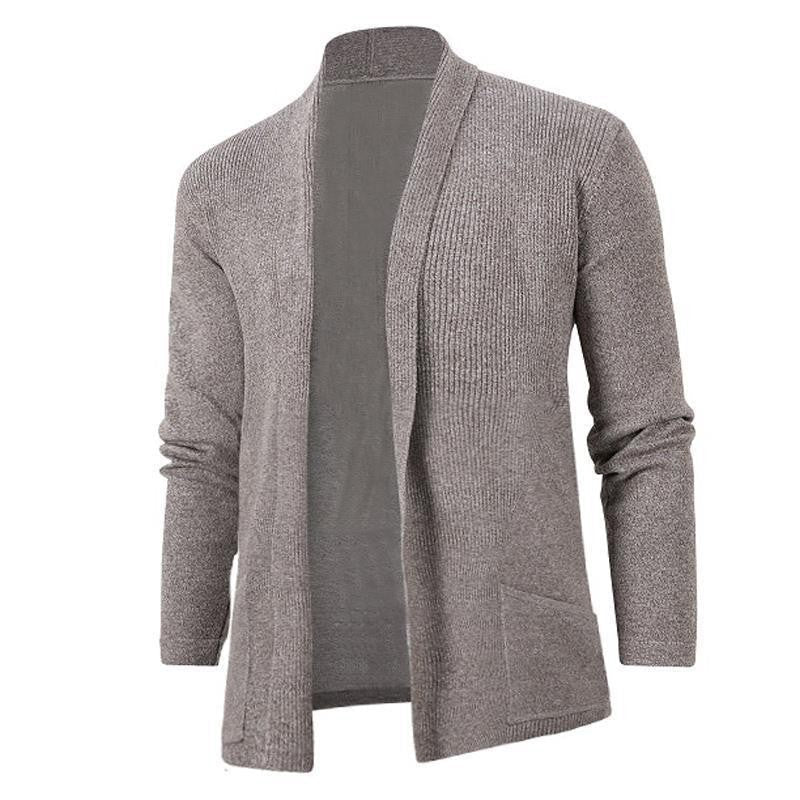 Damen Strickjacke mit modernem Schalkragen und seitlichen Taschen Berg-Feldt