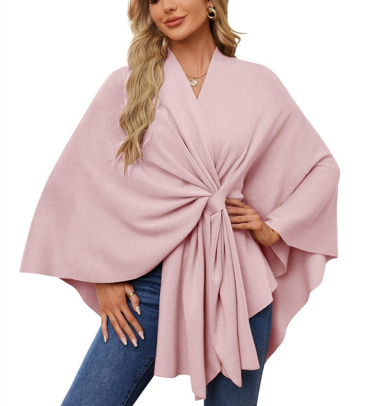 Pull-over cache-cœur élégant pour femme à coupe asymétrique Berg-Feldt