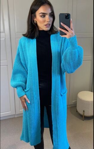 Gilet long femme en grosse maille avec poches pratiques Berg-Feldt