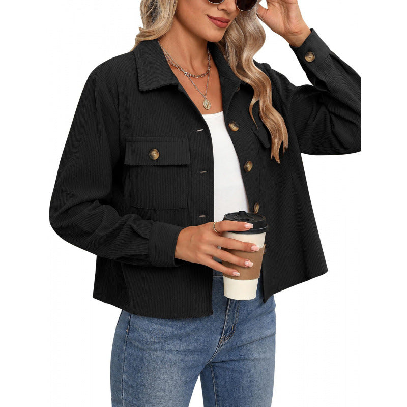 Veste femme tendance de style surchemise en tissu texturé de berg-feldt