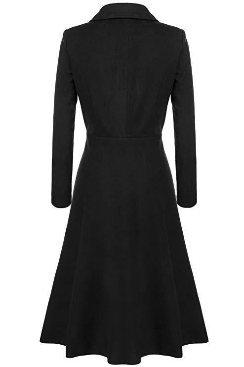 Manteau élégant en laine pour femme, coupe ajustée, manches longues Berg-Feldt