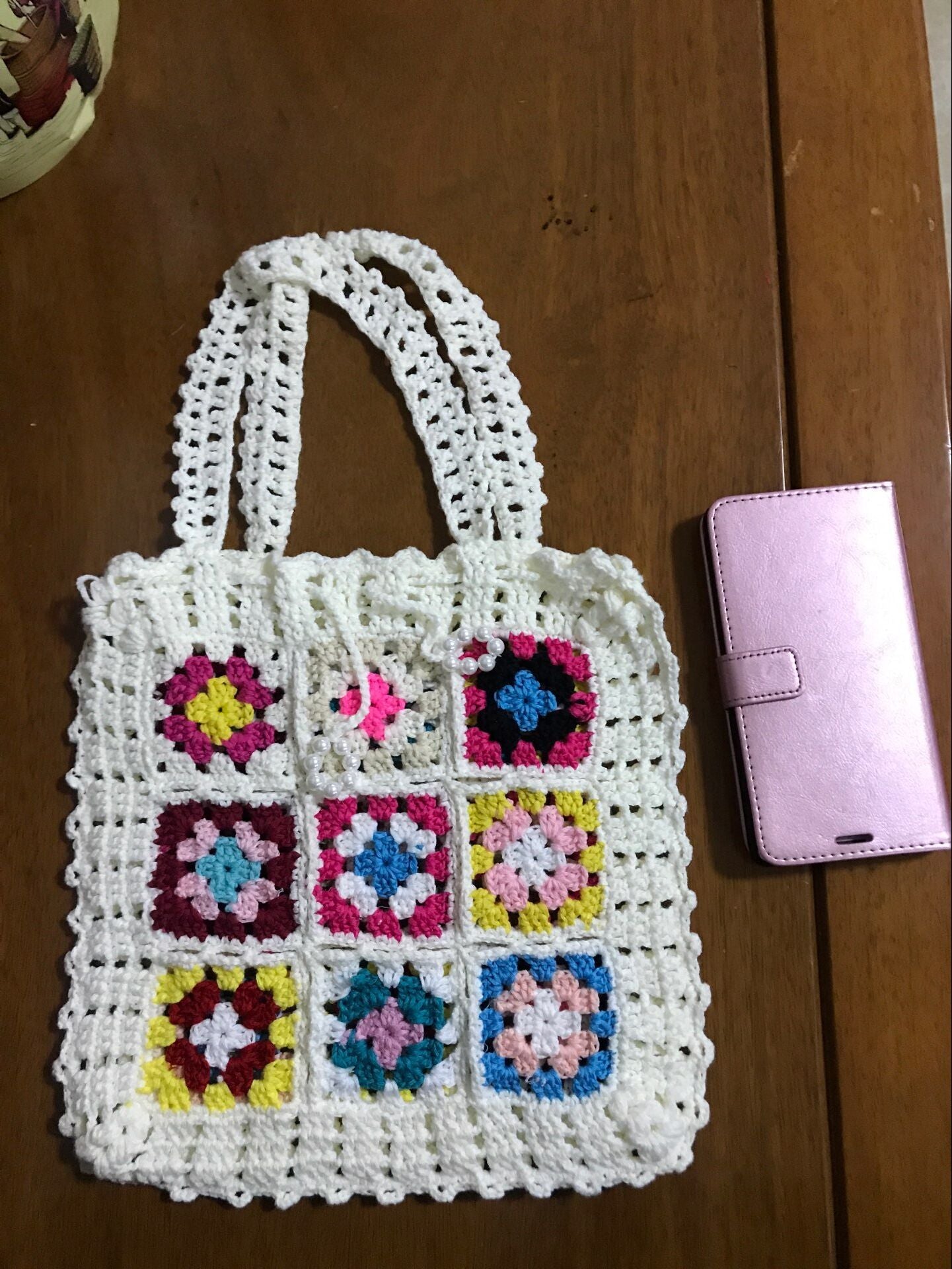 Sac carré au crochet pour femmes berg-feldt