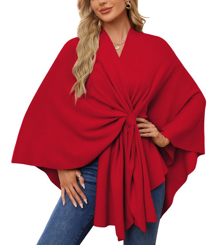 Pull-over cache-cœur élégant pour femme à coupe asymétrique Berg-Feldt