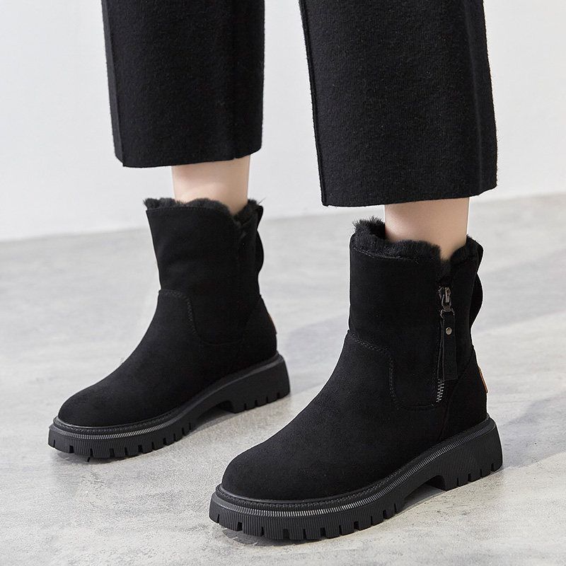 Bottes d'hiver pour femme à la mode avec doublure douce et semelle profilée robuste Berg-Feldt