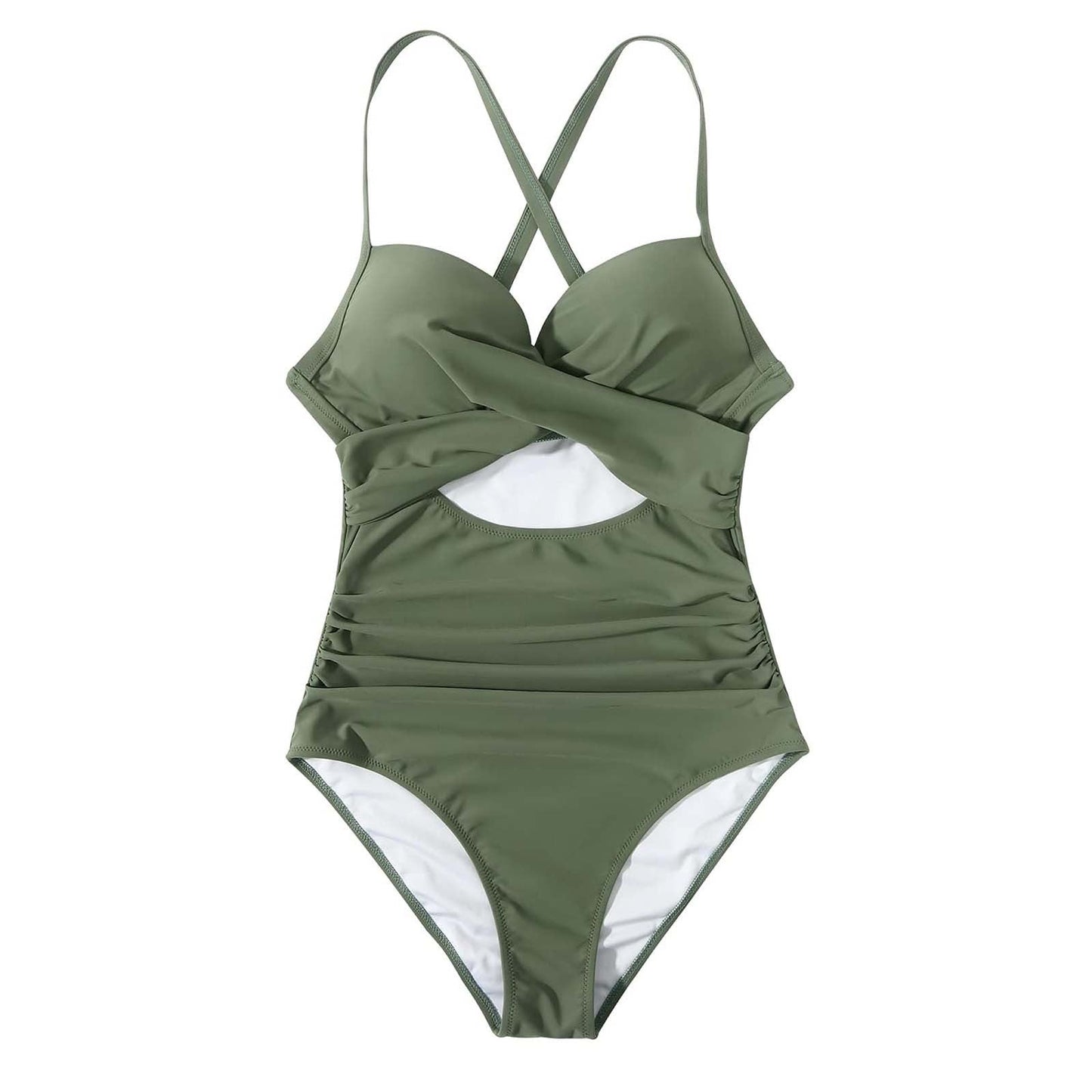 Maillot de bain femme Berg-Feldt avec découpes et dos croisé