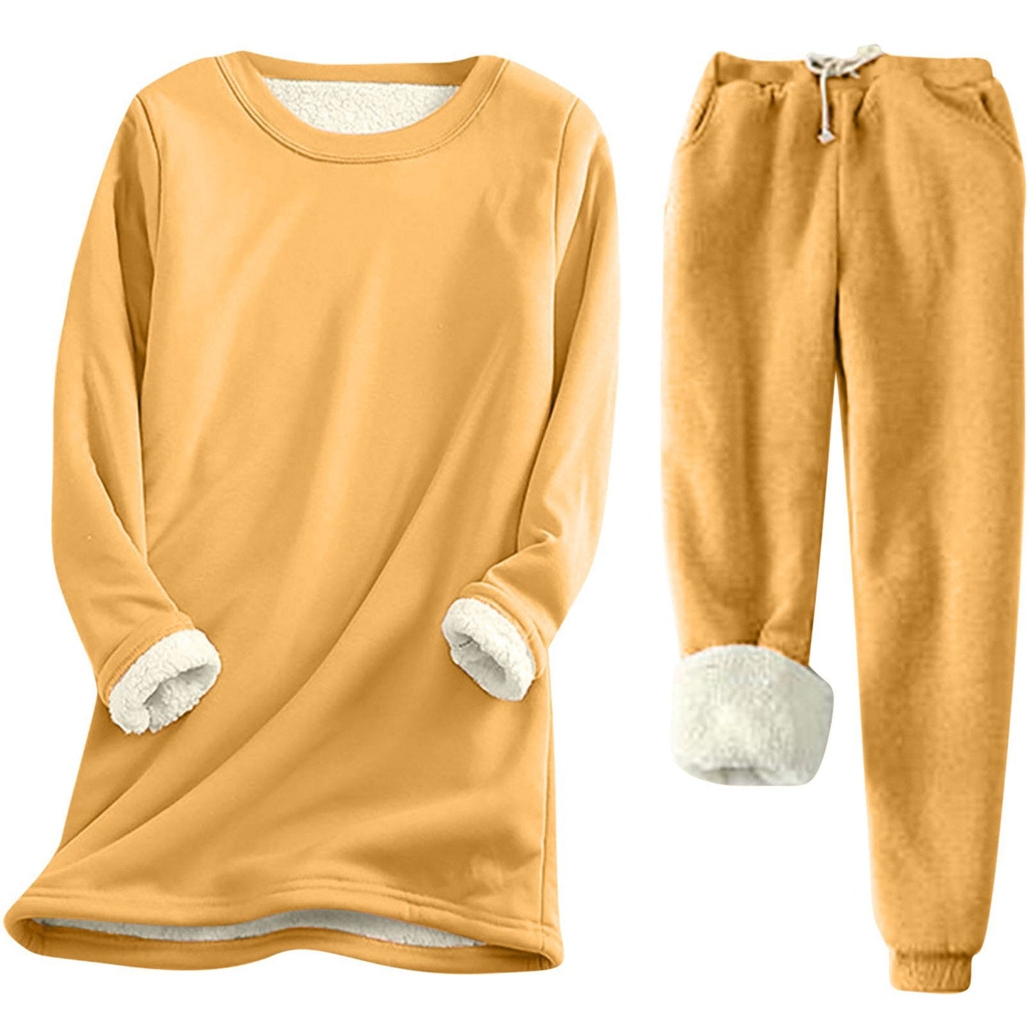 Damen Freizeit Sweatshirt-Set mit kuscheligem Innenfutter und lässiger Passform Berg-Feldt