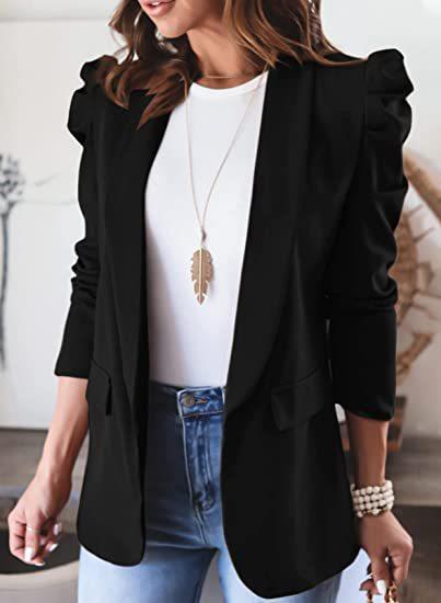 Blazer élégant pour femme avec volants et poches latérales berg-feldt