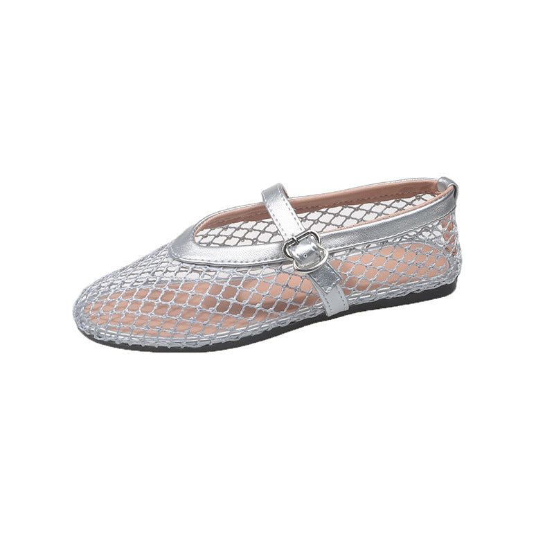 Ballerines à brides en maille pour femme de berg-feldt