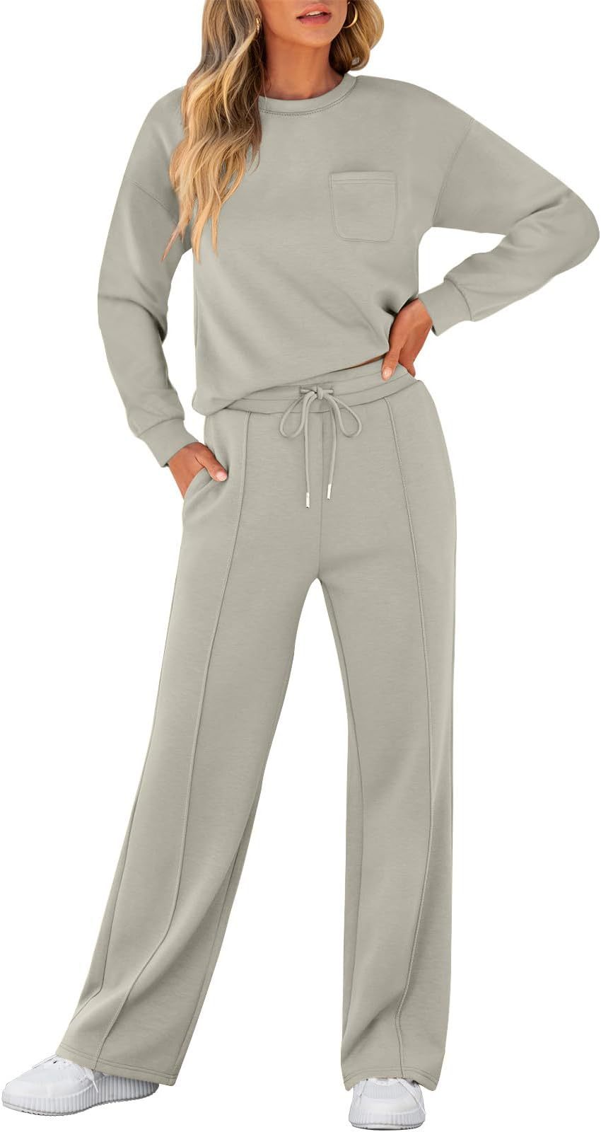 Ensemble décontracté pour femme : pull et jogging avec poches et taille élastique de berg-feldt
