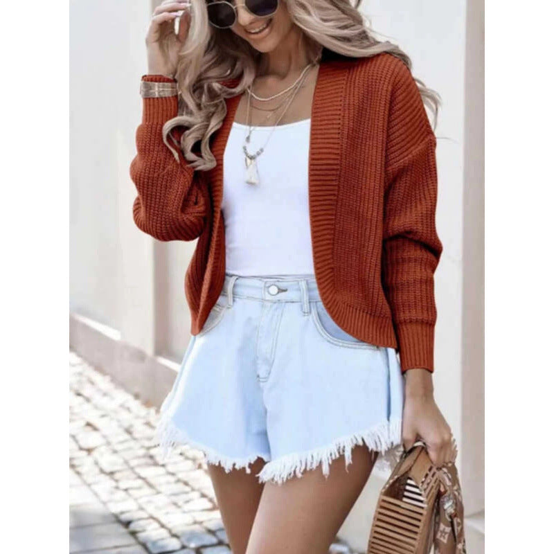 Cardigan côtelé ouvert femme Berg-Feldt