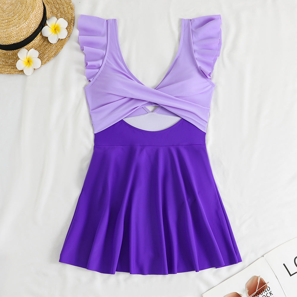 Maillot de bain croisé et froncé Berg-feldt pour femmes